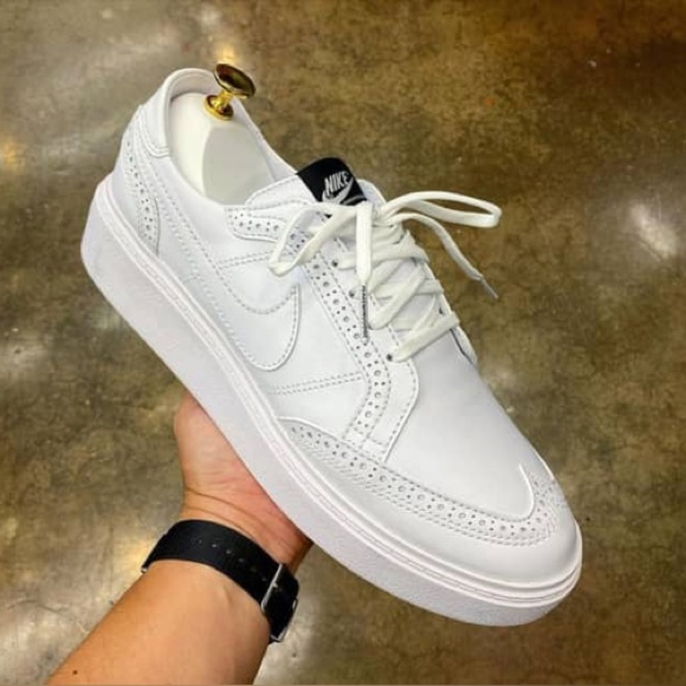 Nike Kwondo 1 G-Dragon Peaceminusone Triple White Men’s 10.5 (DH2482-100)